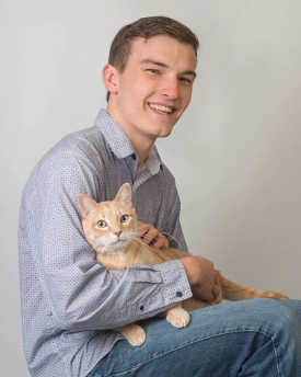 An example of one of the photographs used in the study.  (here is what happens when guys add their cats to their dating app profiles)